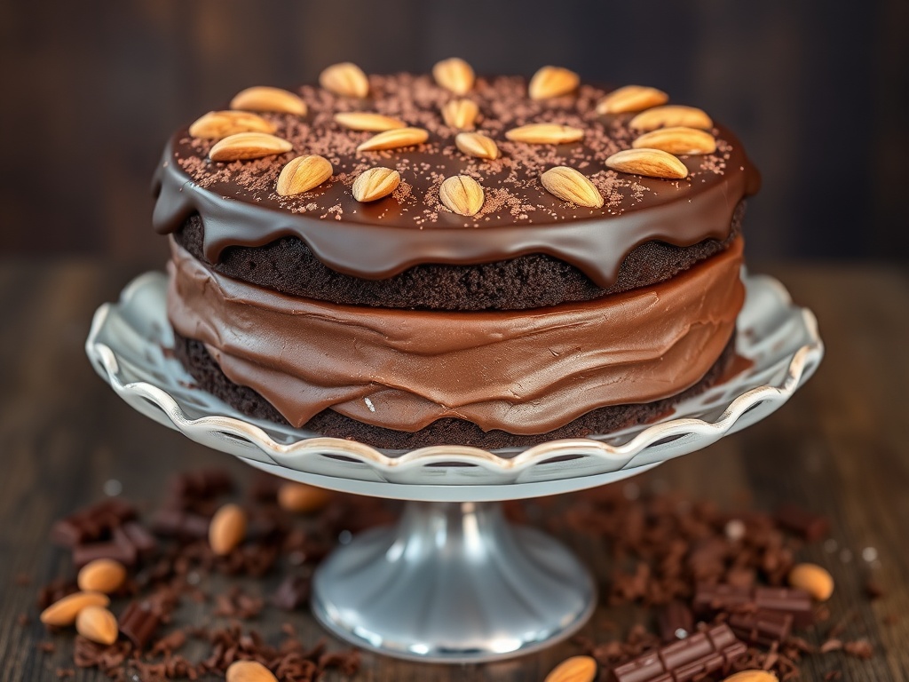 Choco Almond Cake